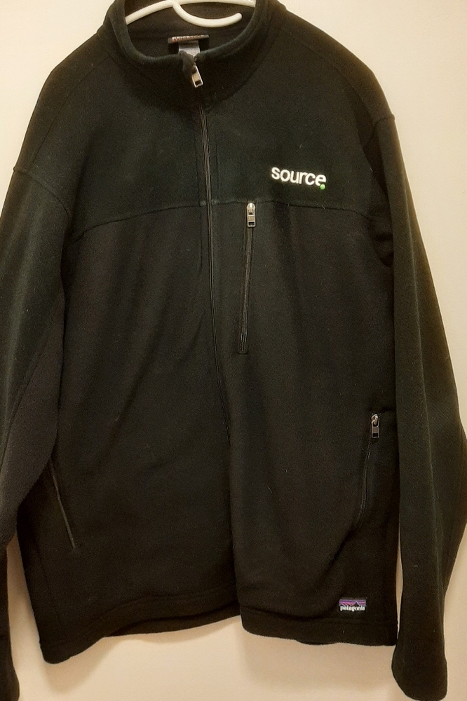 Black XL Patagonia Synchilla fleece jacket